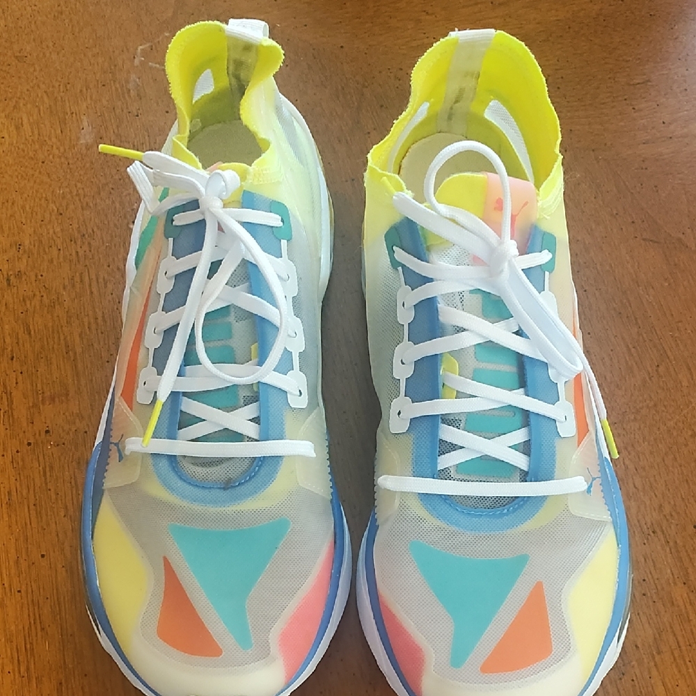 Puma Athletic Shoes - Yellow, Blue, Orange